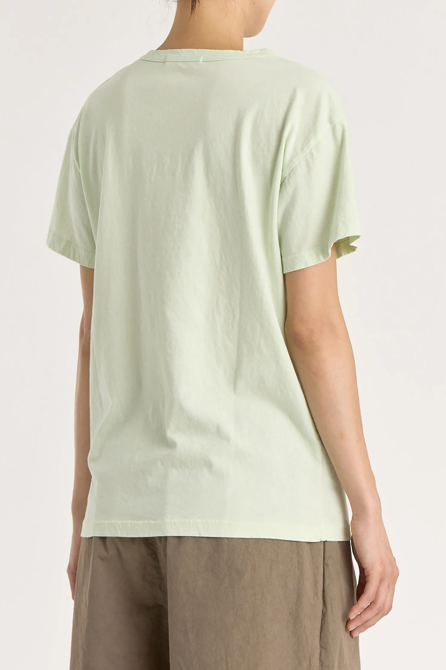 REGULAR SHORT SLEEVE TEE / MINT / OR-RST25 (Small Repair) sold by Black Crane product image thumbnail 5