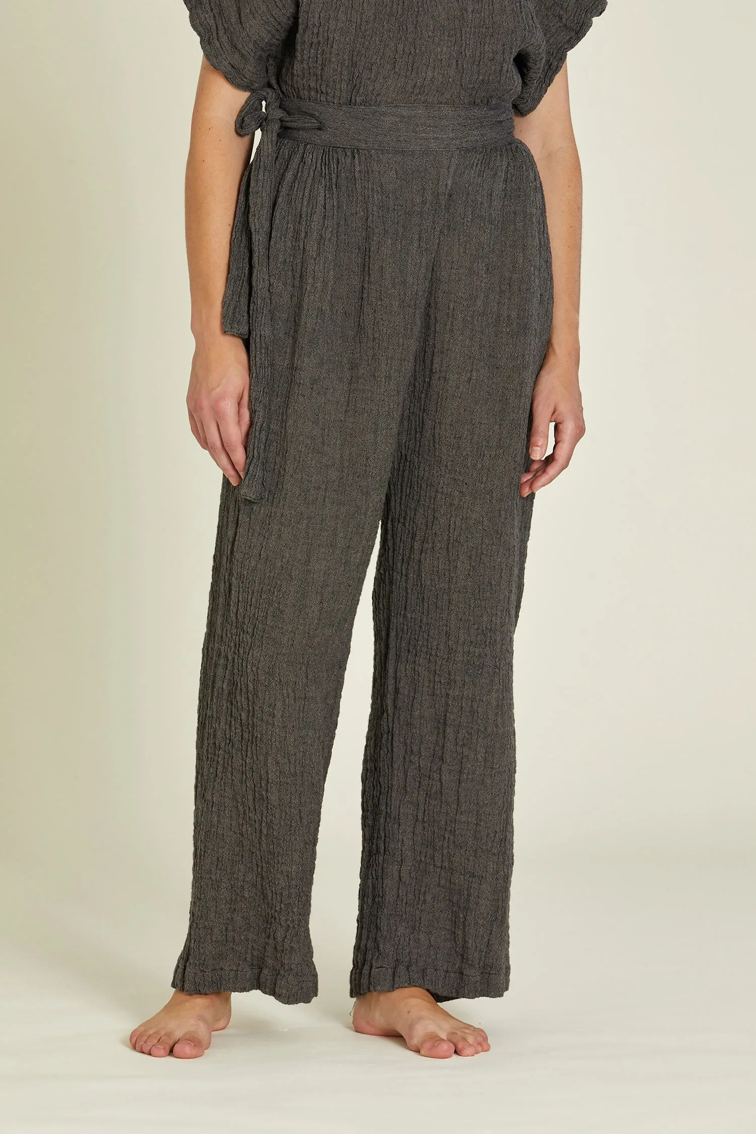 TIE PANTS / GREY NAVY / LP-TP30 sold by Black Crane product image thumbnail 2