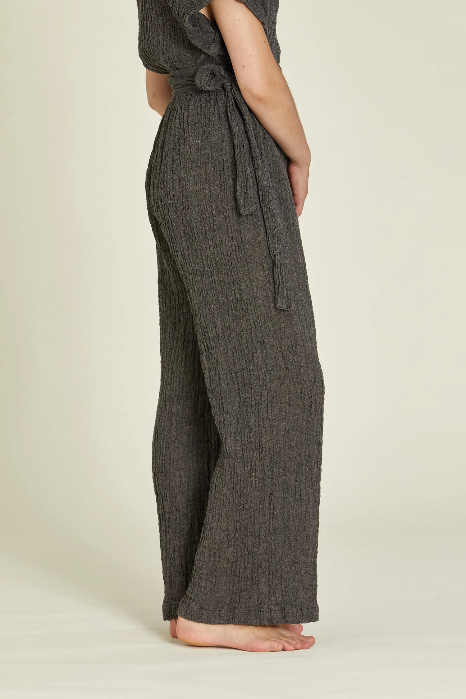TIE PANTS / GREY NAVY / LP-TP30 sold by Black Crane product image thumbnail 3