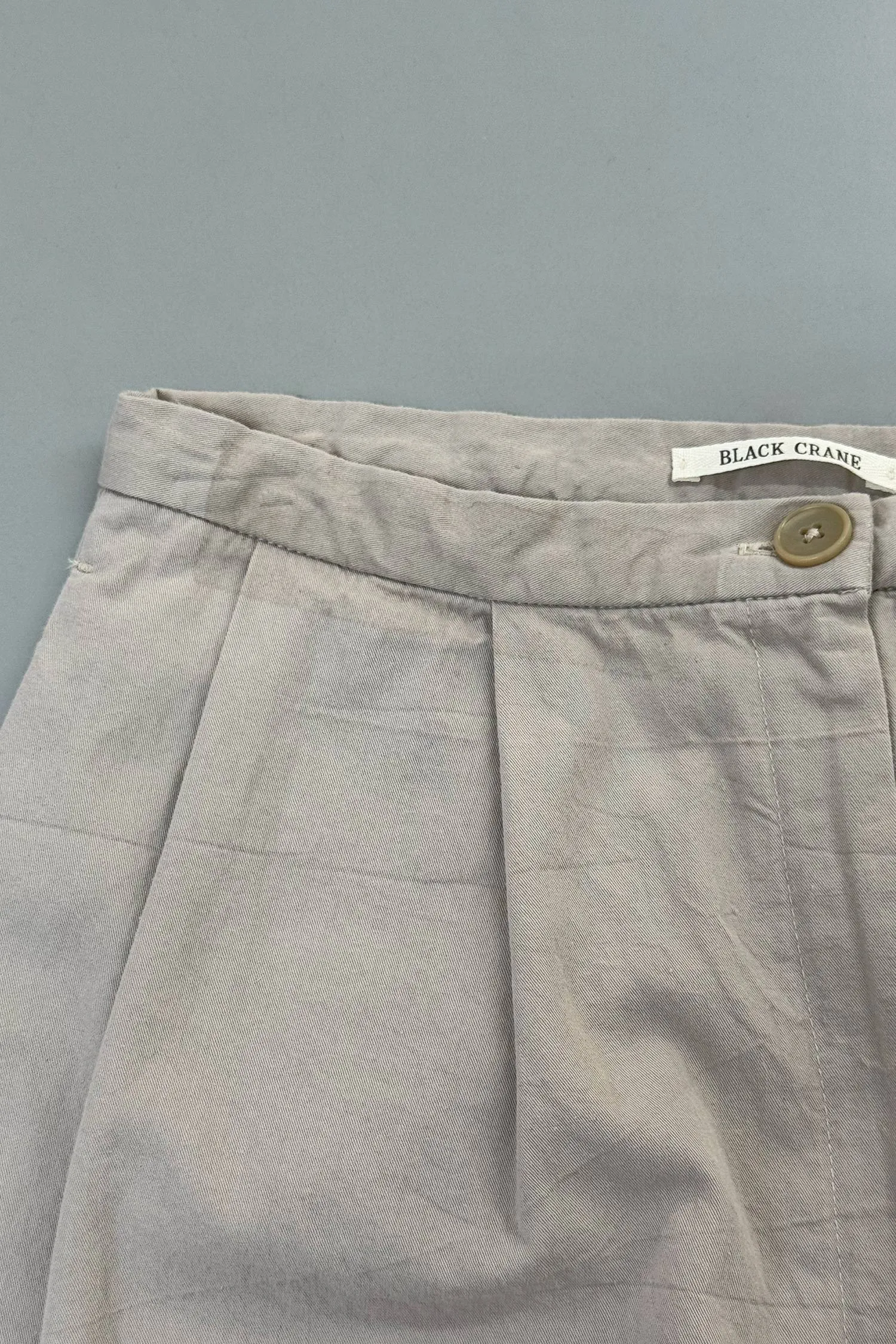 STRAIGHT TROUSERS / CEMENT / CK-WSP20 sold by Black Crane product image thumbnail 2