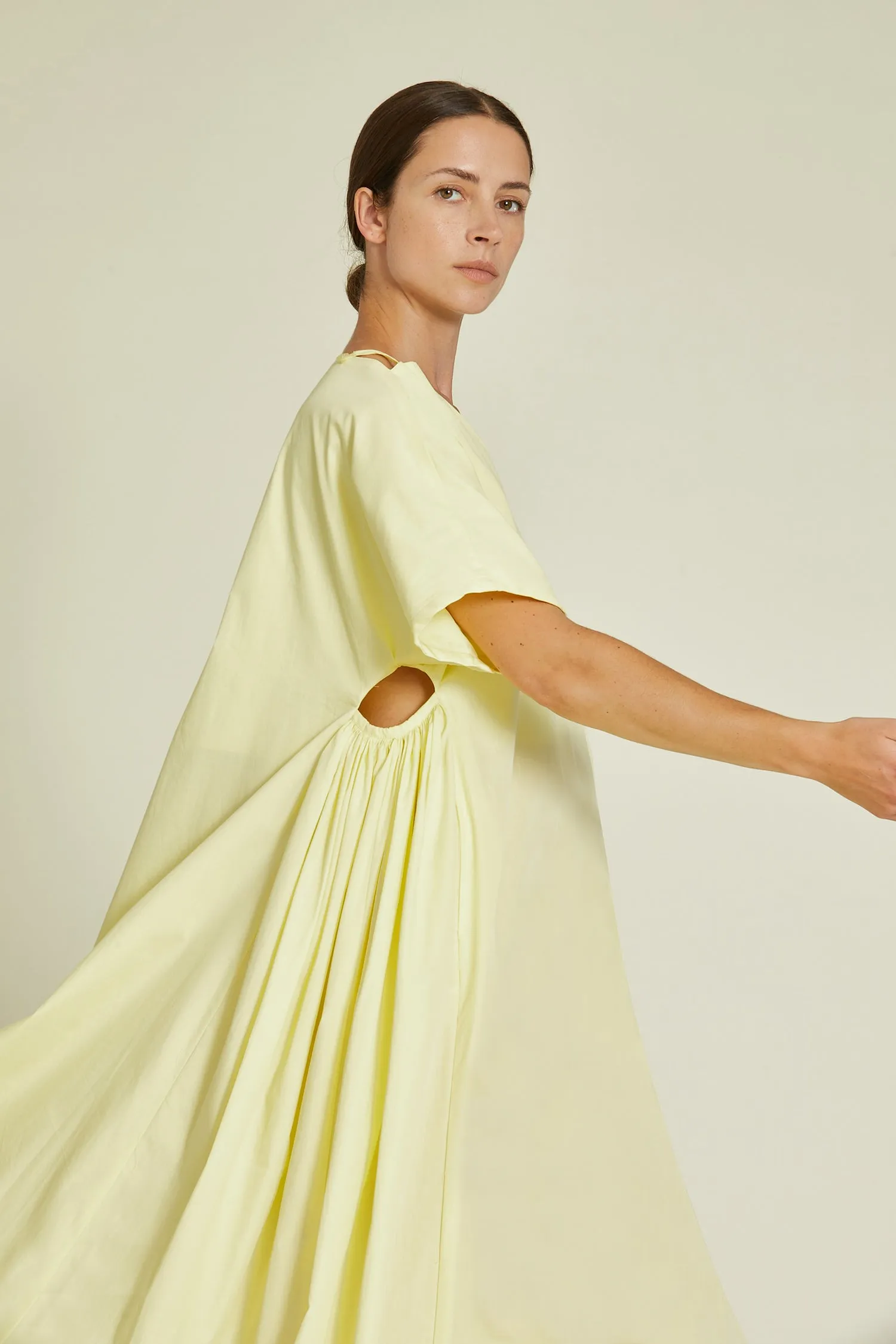 STAR NECK DRESS / LEMON / OCP-SNK22 sold by Black Crane