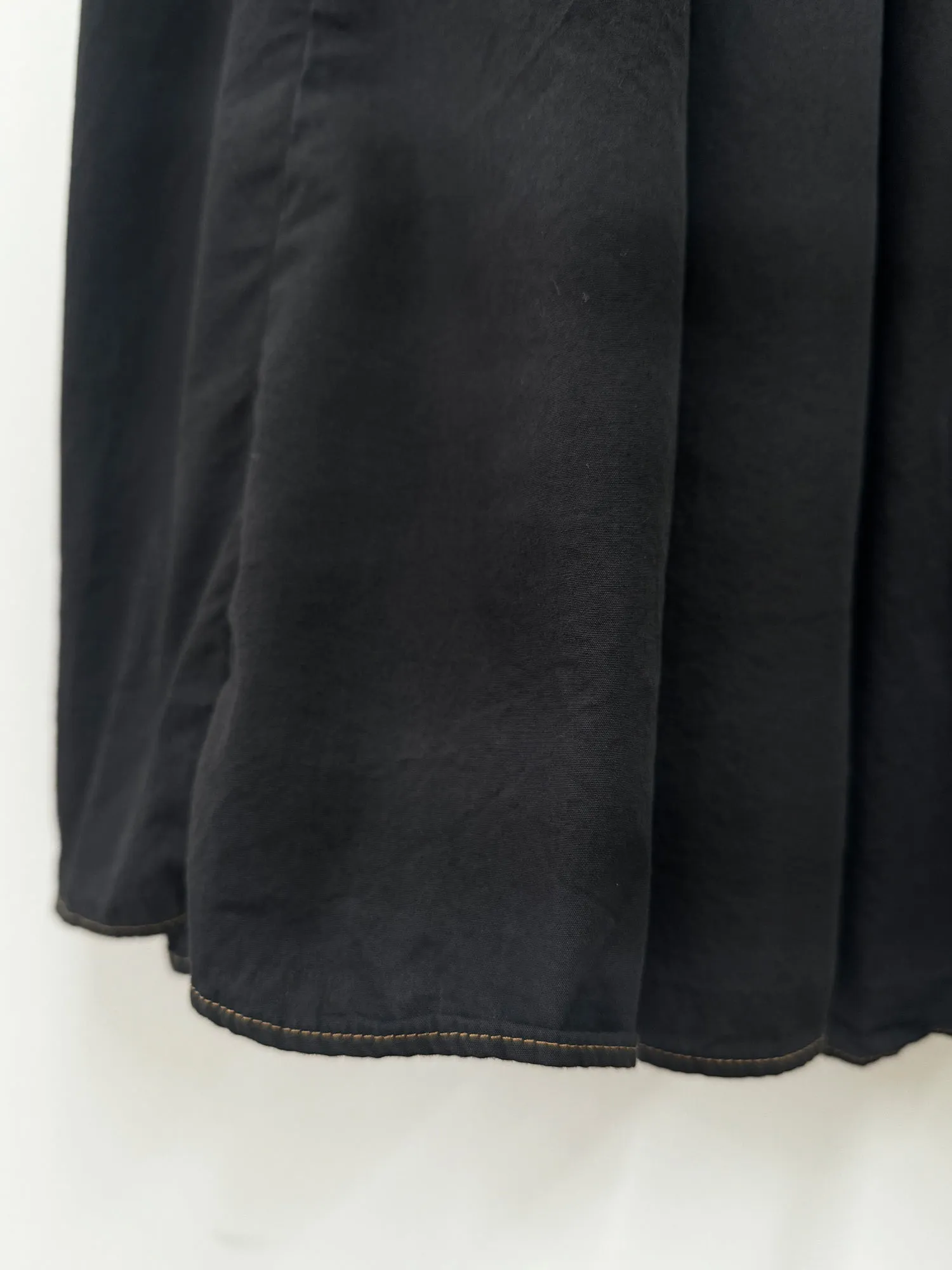 SHELL DRESS / BLACK / OCP-SHD10 (CONTRASTED STITCHES) sold by Black Crane product image thumbnail 4