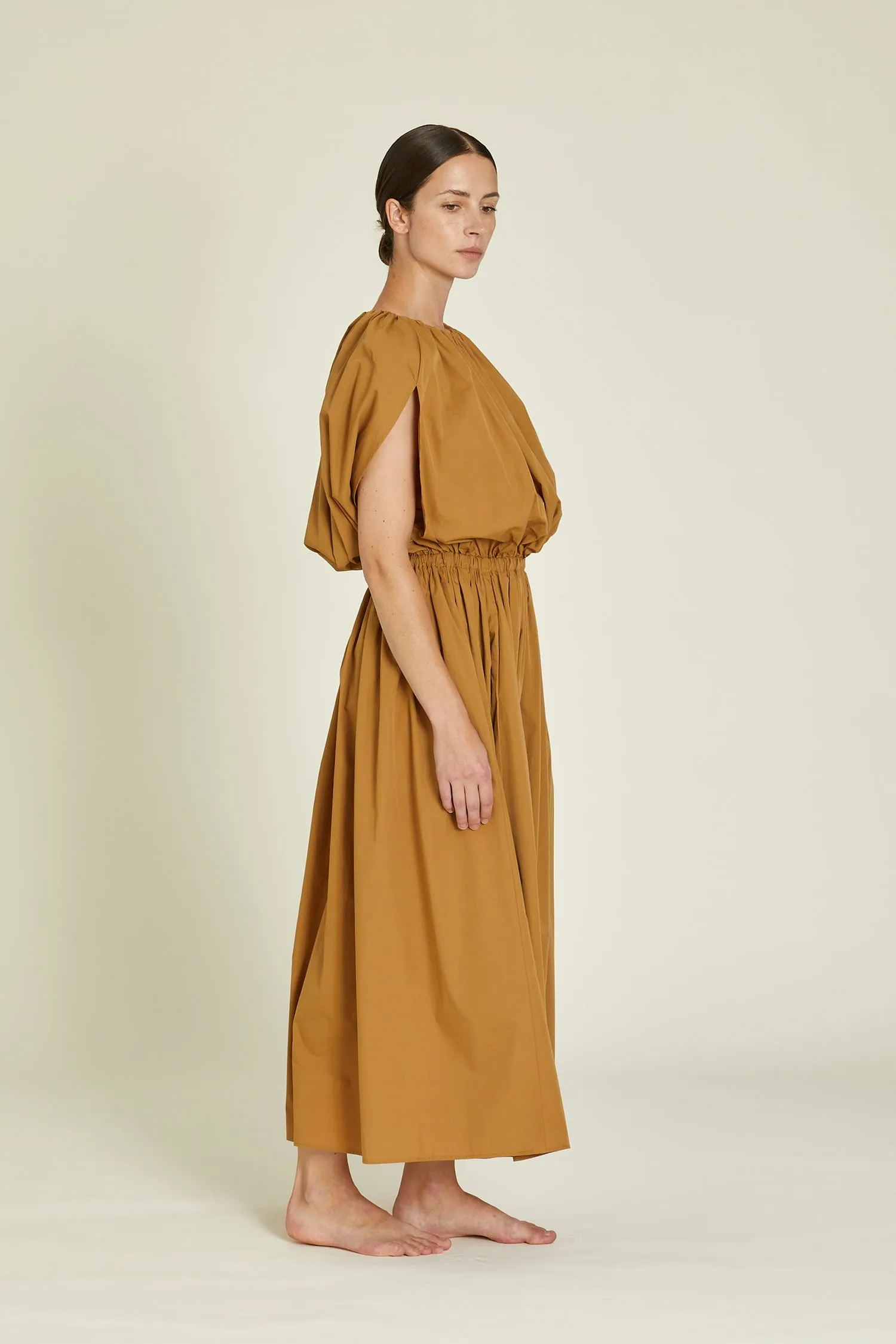 SHELL DRESS / CAMEL / OCP-SHD10 sold by Black Crane product image thumbnail 2