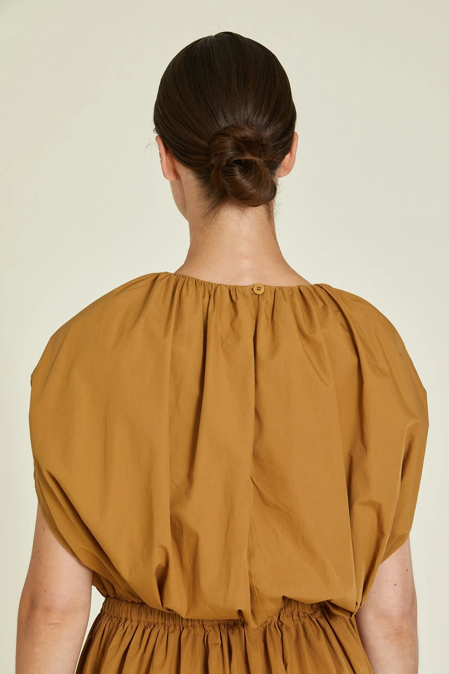 SHELL DRESS / CAMEL / OCP-SHD10 sold by Black Crane product image thumbnail 5