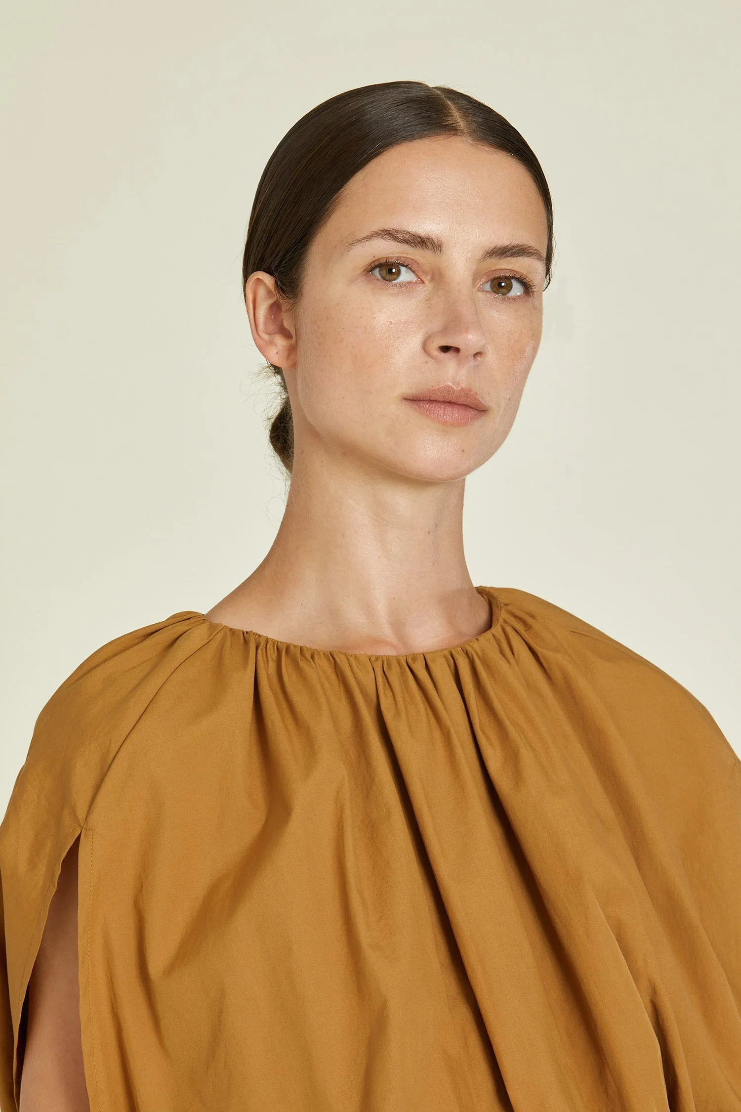 SHELL DRESS / CAMEL / OCP-SHD10 sold by Black Crane product image thumbnail 4