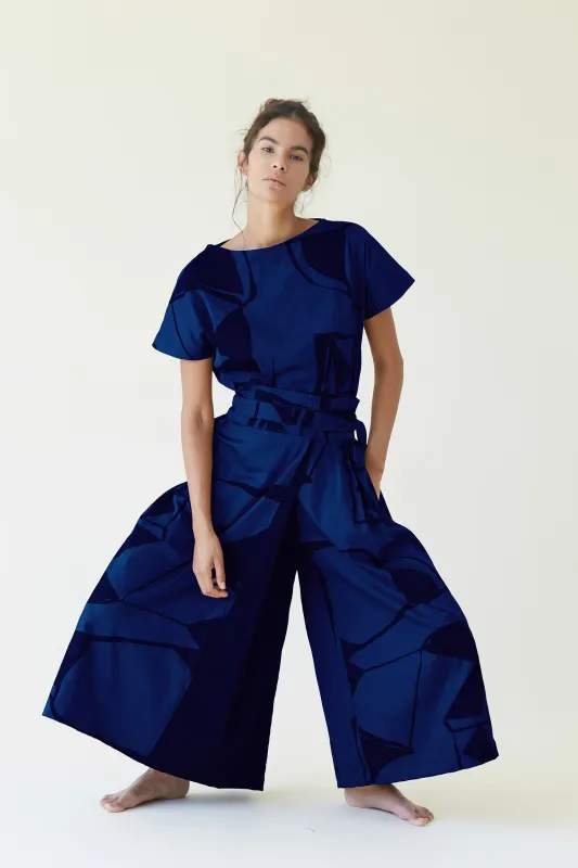 ORIGAMI CULOTTE / PRINT / OC-17 made by Black Crane