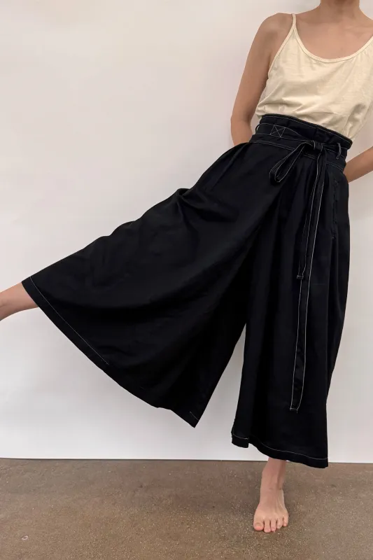 ORIGAMI CULOTTE / BLACK / OC-17 made by Black Crane