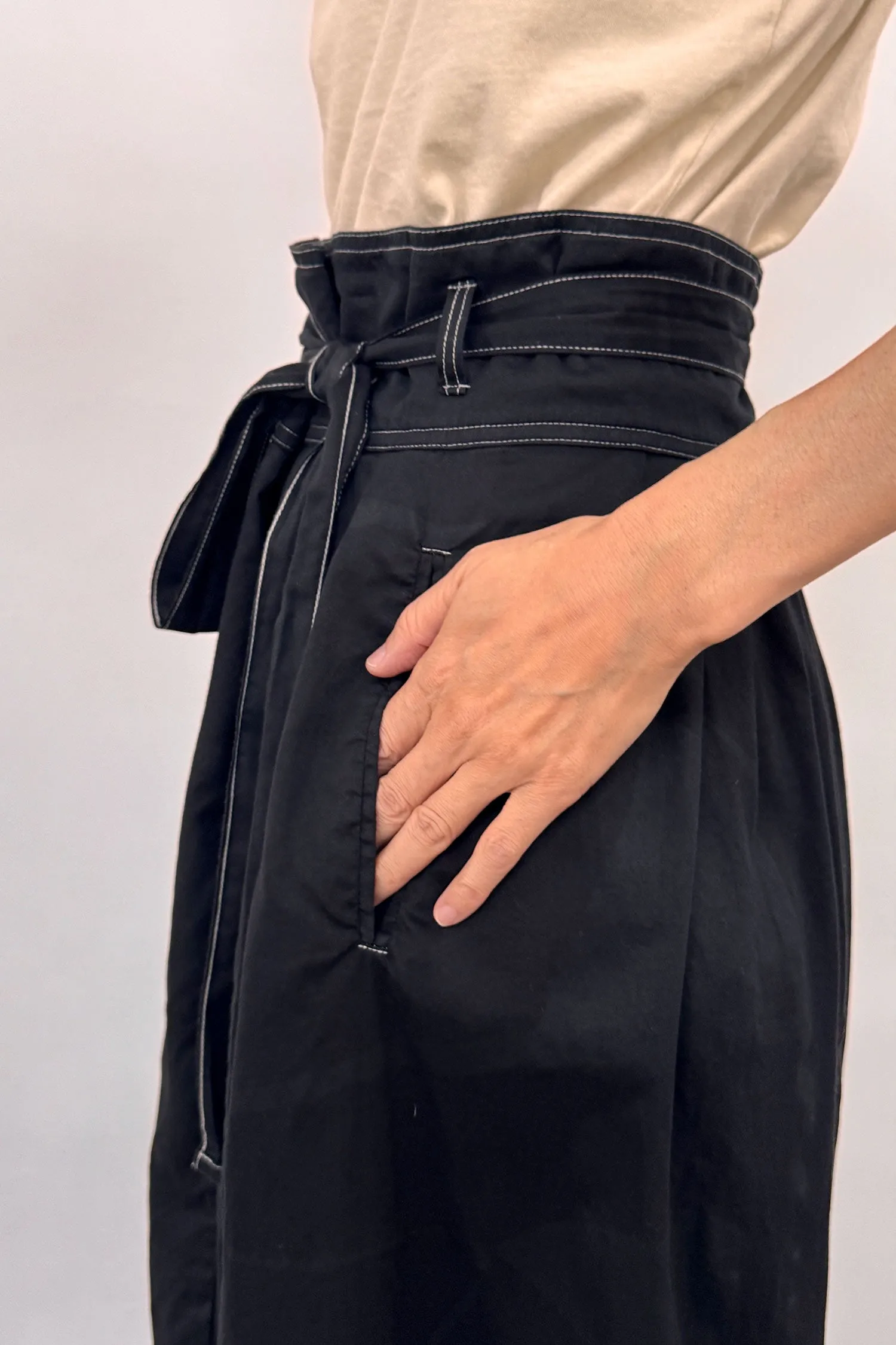 ORIGAMI CULOTTE / BLACK / OC-17 sold by Black Crane product image thumbnail 4