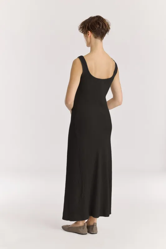 MAXI DRESS / BLACK / RC-MD08 made by Black Crane