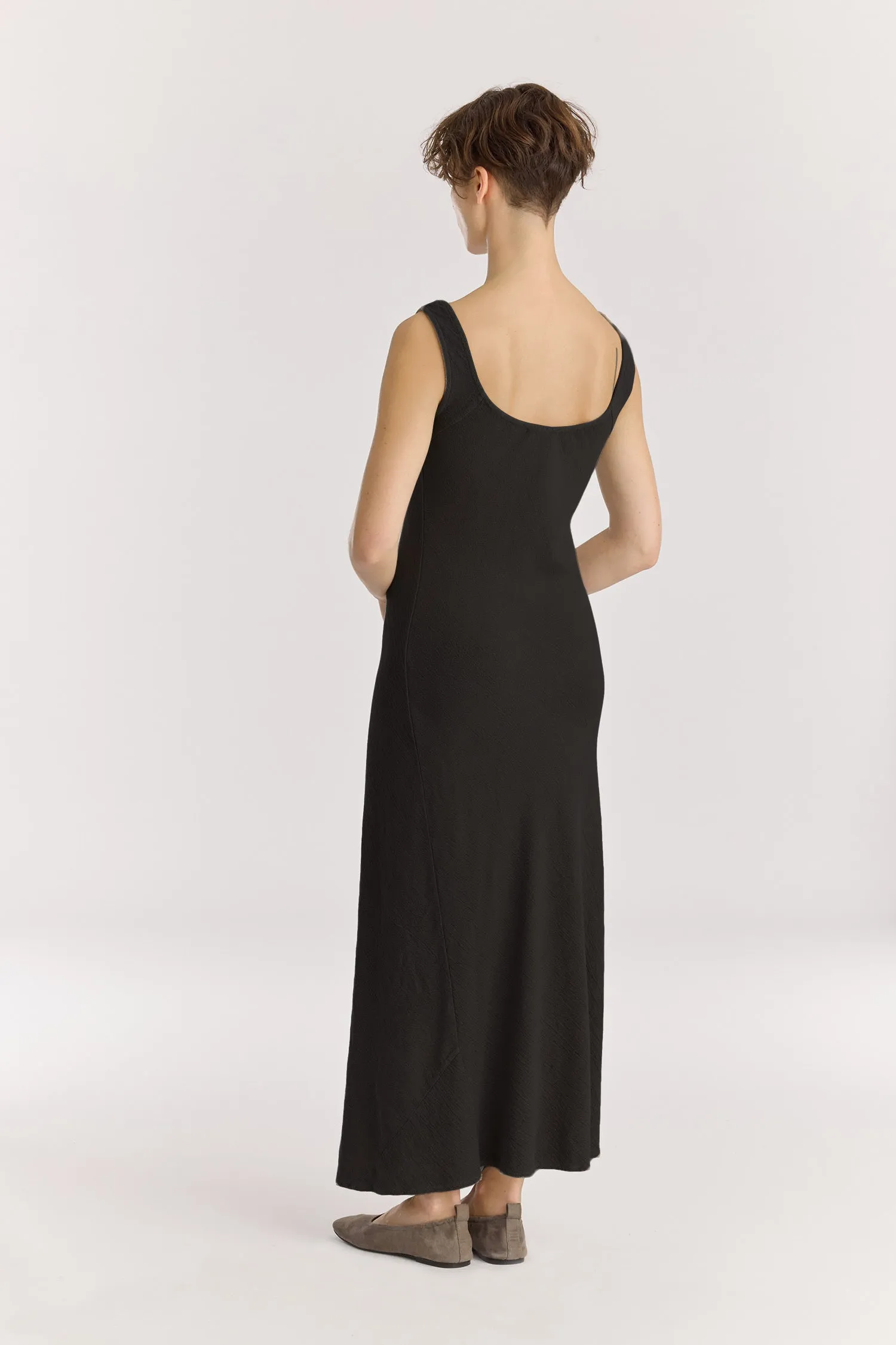 MAXI DRESS / BLACK / RC-MD08 sold by Black Crane