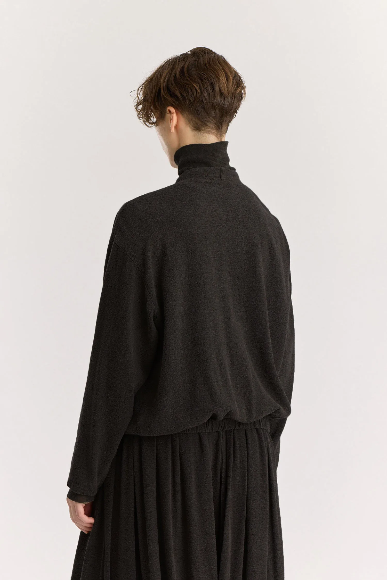 DRAPY SHIRTS / BLACK / RC-DPS01 (SMALL REPAIR) sold by Black Crane product image thumbnail 3