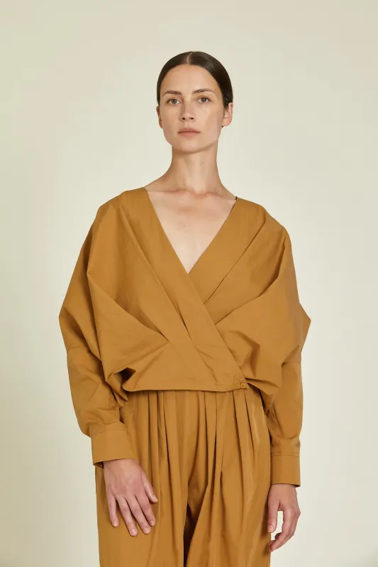 CROSS SHIRTS / CAMEL / OCP-CSS23 made by Black Crane