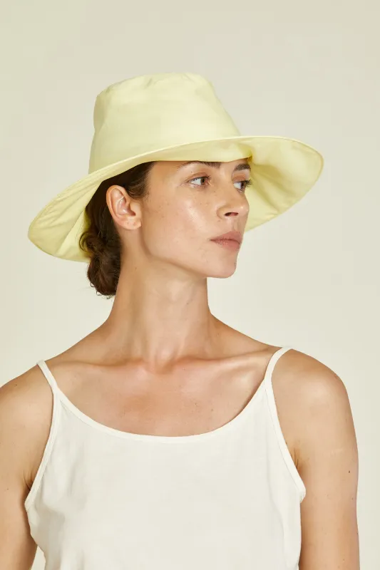BENDABLE WEAVY HAT / LEMON / OCP-WH28 made by Black Crane