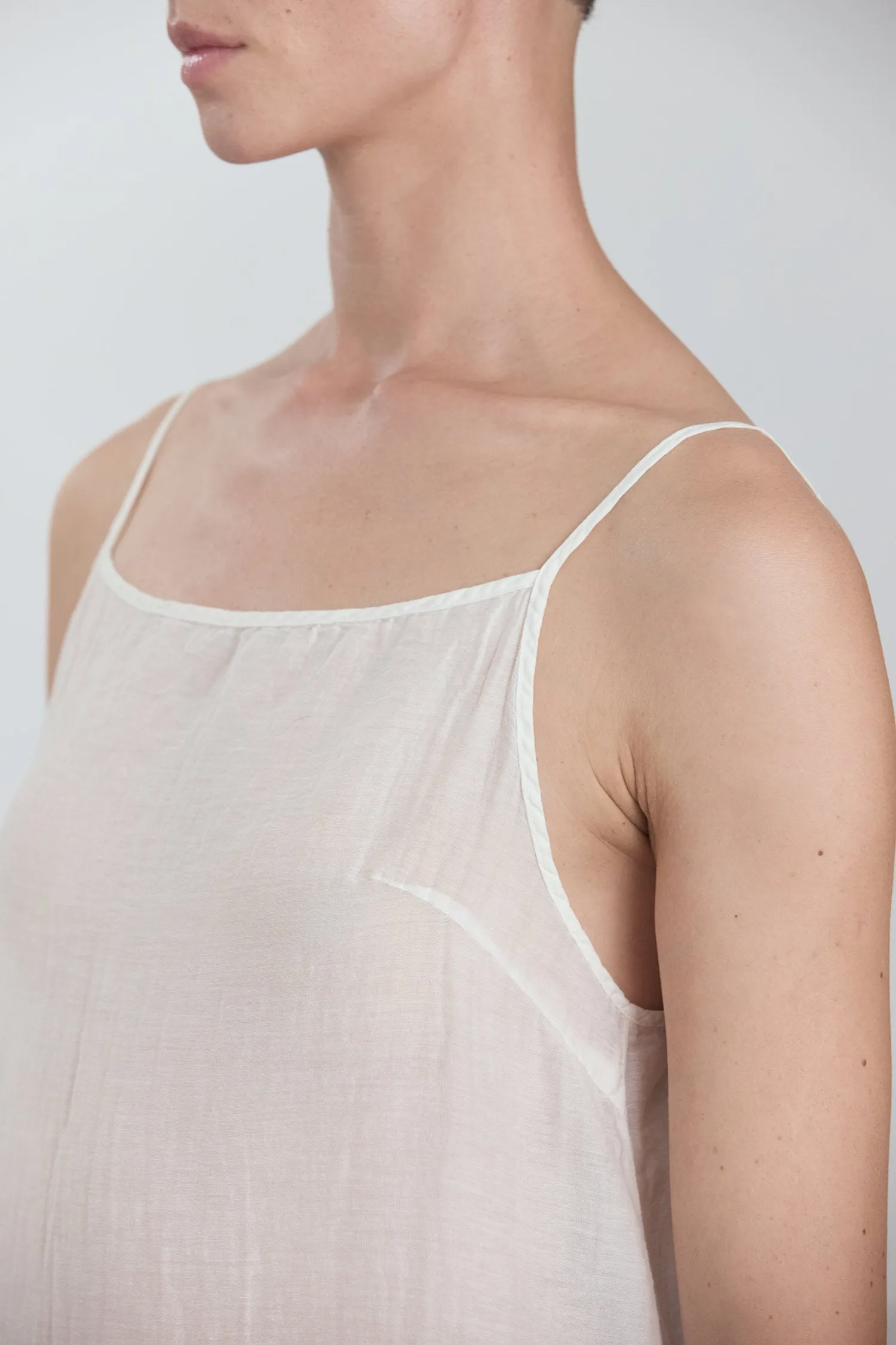 MIDI CAMI / WHITE sold by Black Crane product image thumbnail 2
