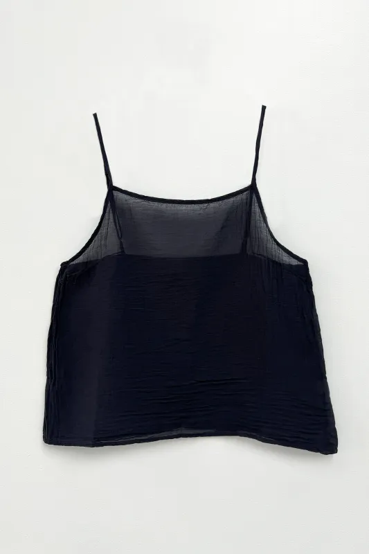 CAMI / FADED BLACK made by Black Crane