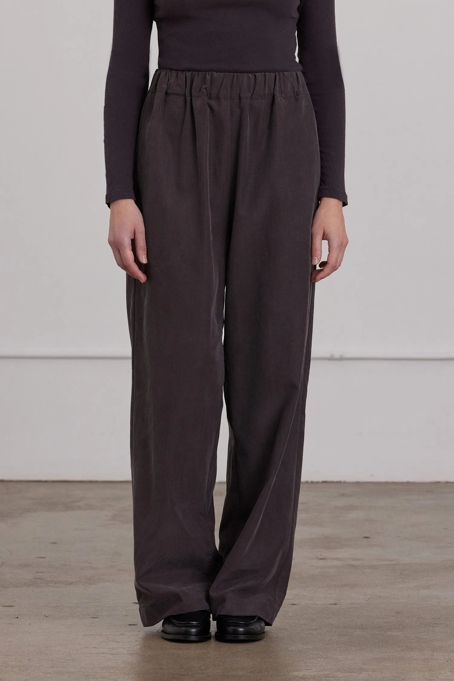 STRAIGHT PANTS / DK. PLUM sold by Black Crane product image thumbnail 2