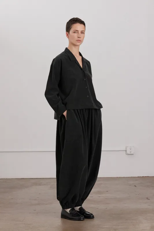 LANTERN PANTS / BLACK made by Black Crane