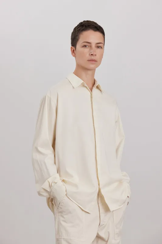 WORK SHIRTS / NATURAL made by Black Crane