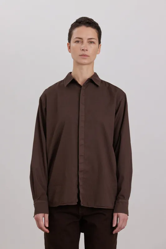WORK SHIRTS / DK. CACAO made by Black Crane