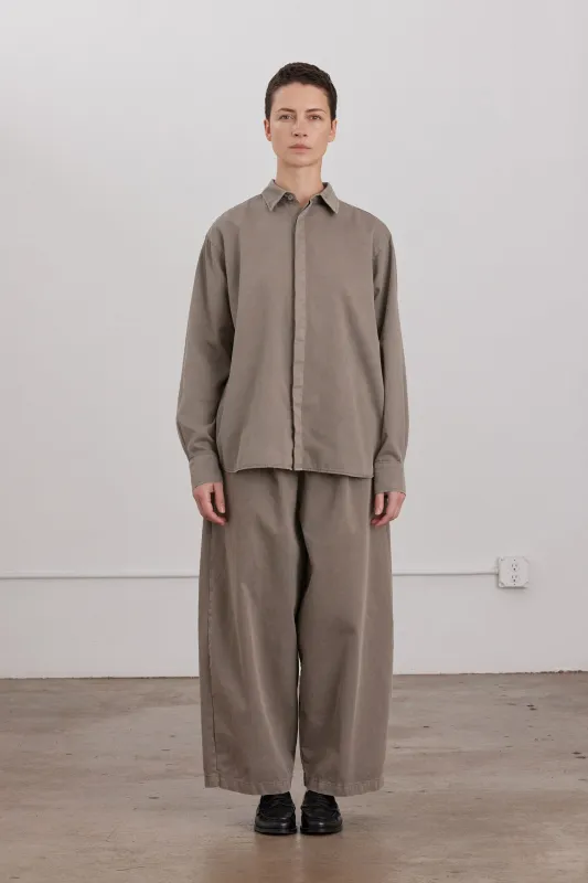 WIDE PANTS / STONE made by Black Crane