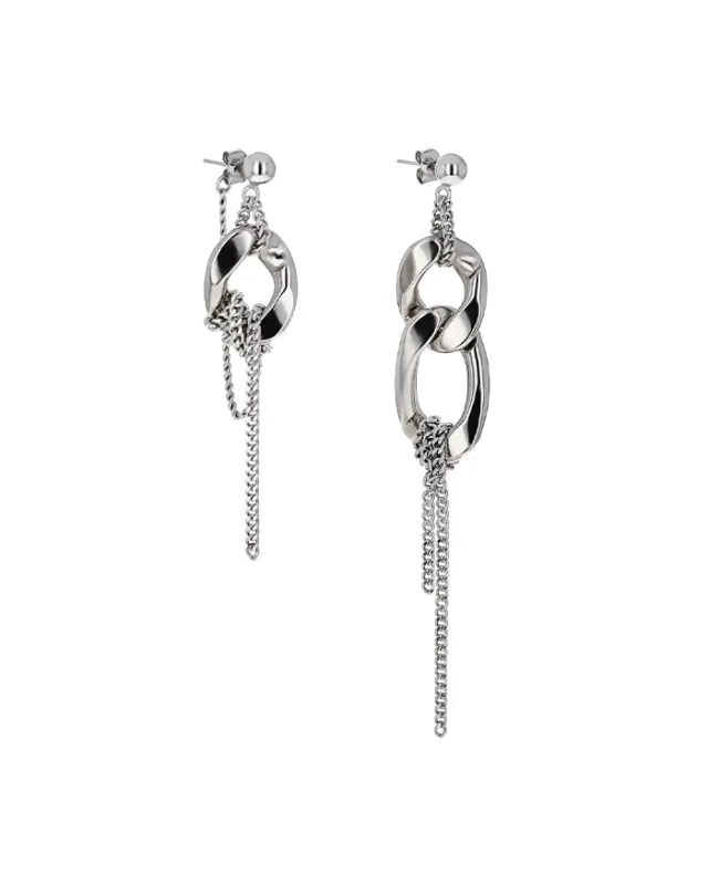 BETTY EARRINGS - PALLADIUM made by Justine Clenquet
