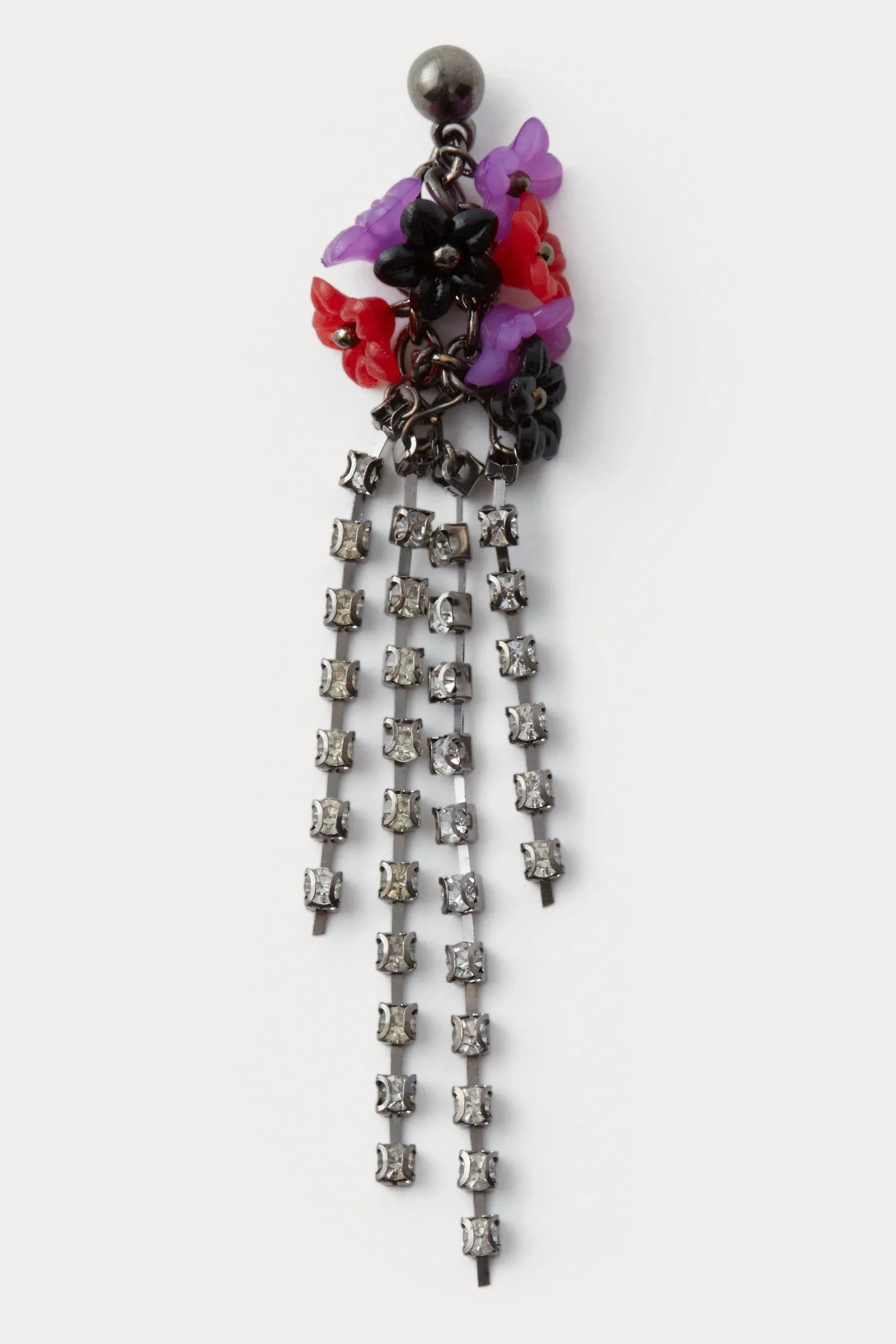 FLOWER BOUQUET EARRINGS - HOT PINK MULTI sold by Ali Golden product image thumbnail 4