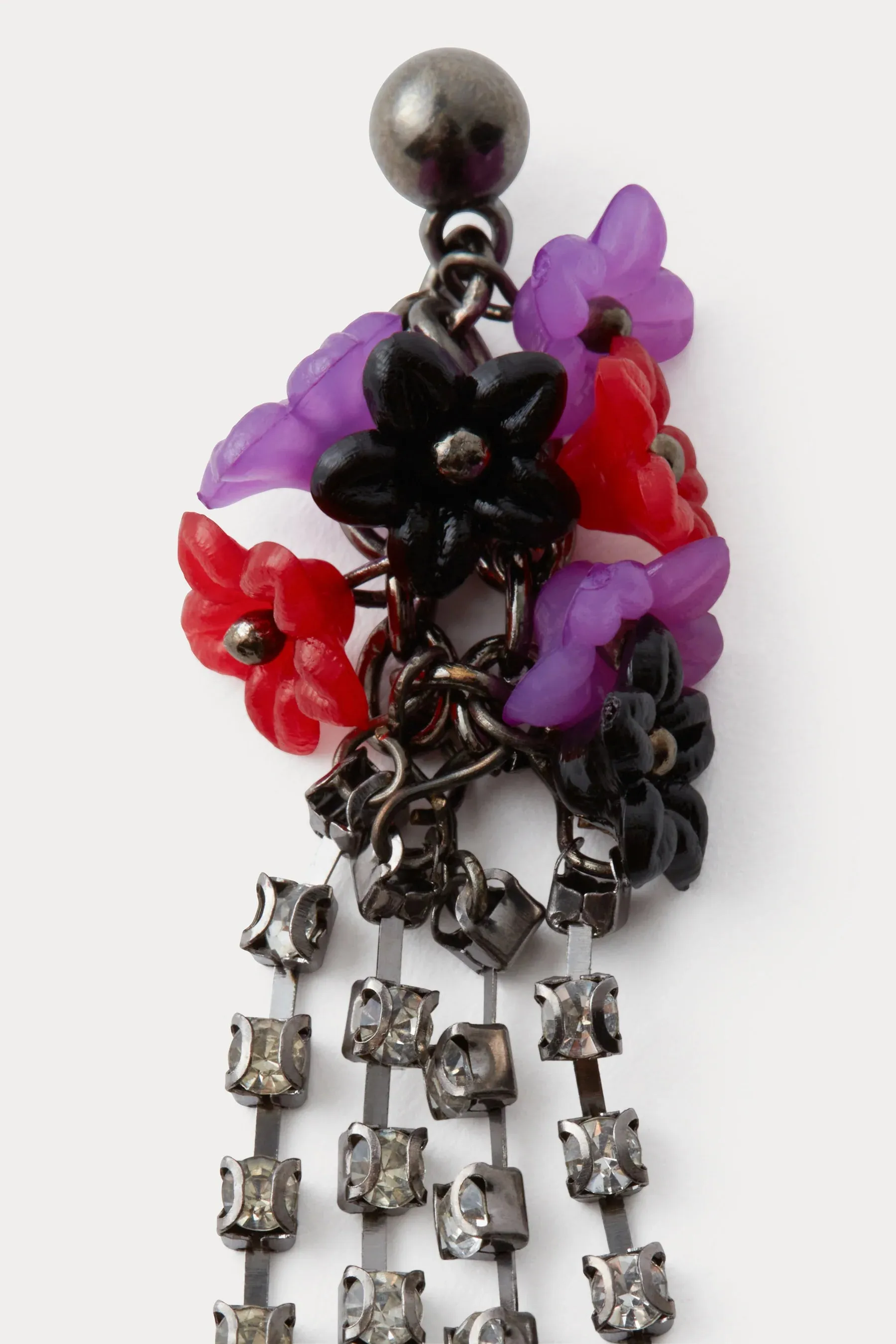 FLOWER BOUQUET EARRINGS - HOT PINK MULTI sold by Ali Golden product image thumbnail 3