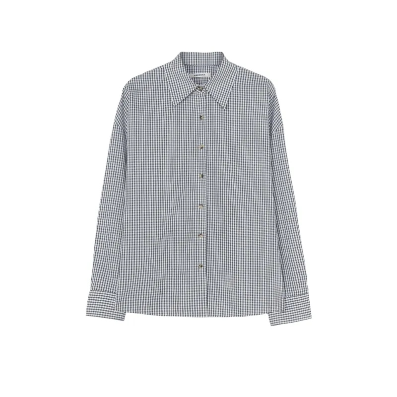 OVERSIZED SHIRT - VICHY GREY sold by Ali Golden