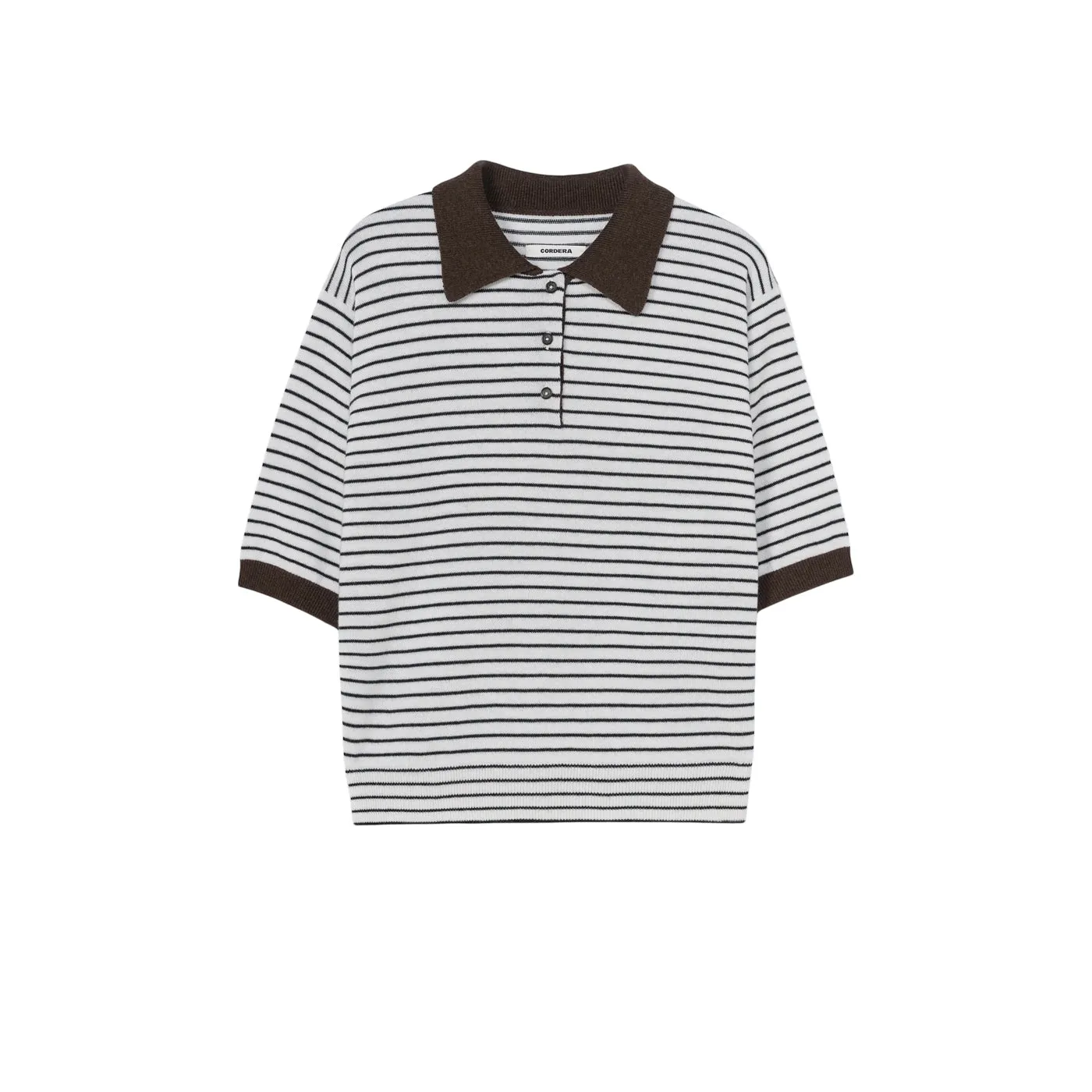 MERINO WOOL STRIPED POLO sold by Ali Golden