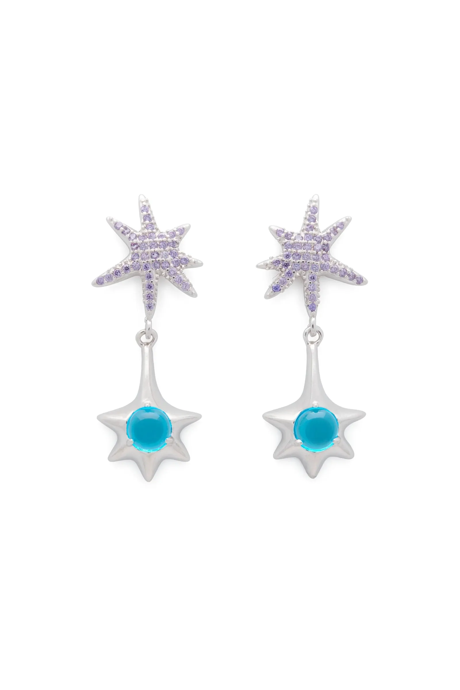 STAR DROP EARRING - VIOLET SKY sold by Ali Golden