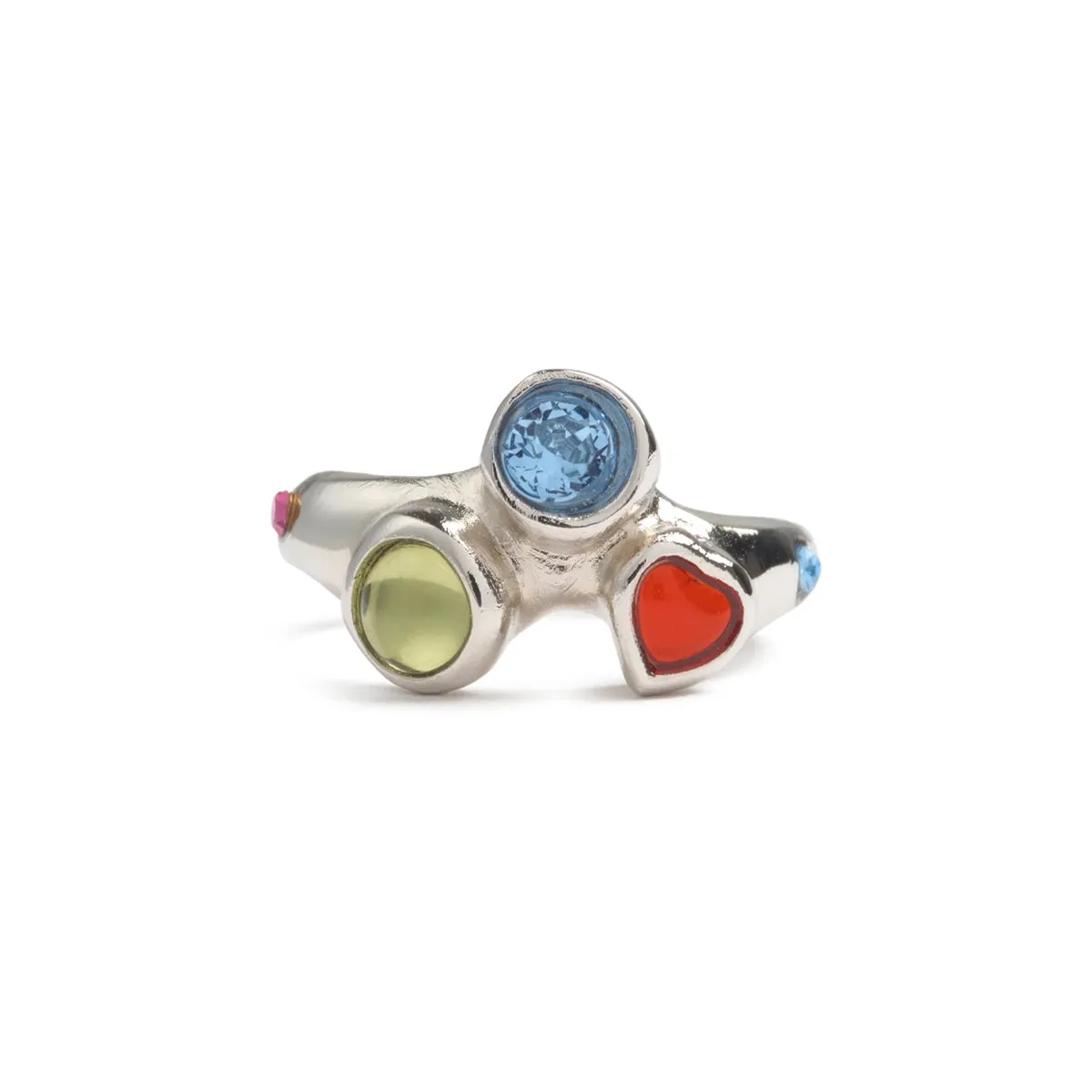 FLORENCE RING - SILVER MULTI sold by Ali Golden