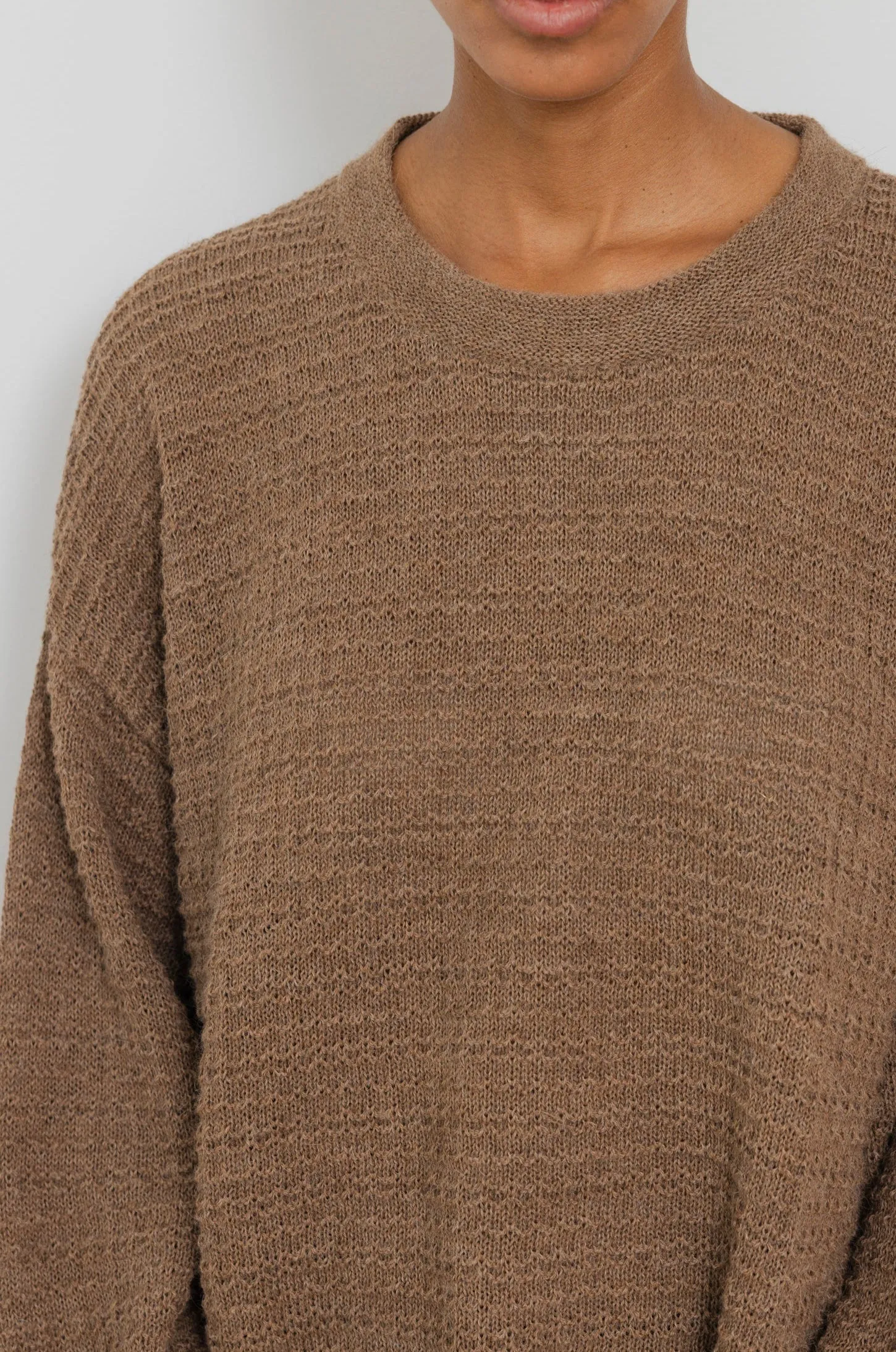 THERMAL SWEATER - CAMEL sold by Ali Golden product image thumbnail 5