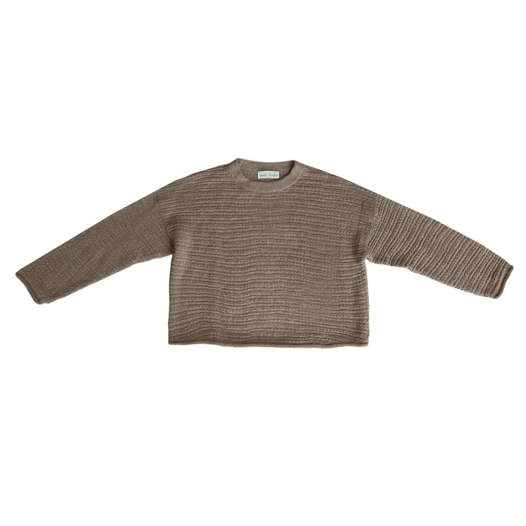 THERMAL SWEATER - CAMEL sold by Ali Golden