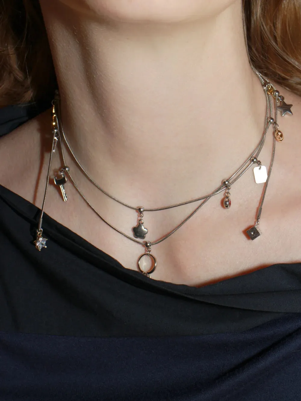 CHARM CHAIN NECKLACE sold by Ali Golden product image thumbnail 2