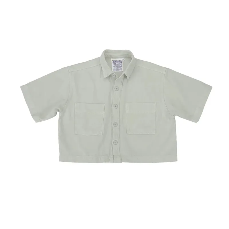 PHINNEY TWILL SHIRT - AGAVE GREEN sold by Ali Golden