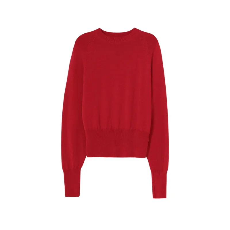 MERINO WOOL SWEATER - RED sold by Ali Golden