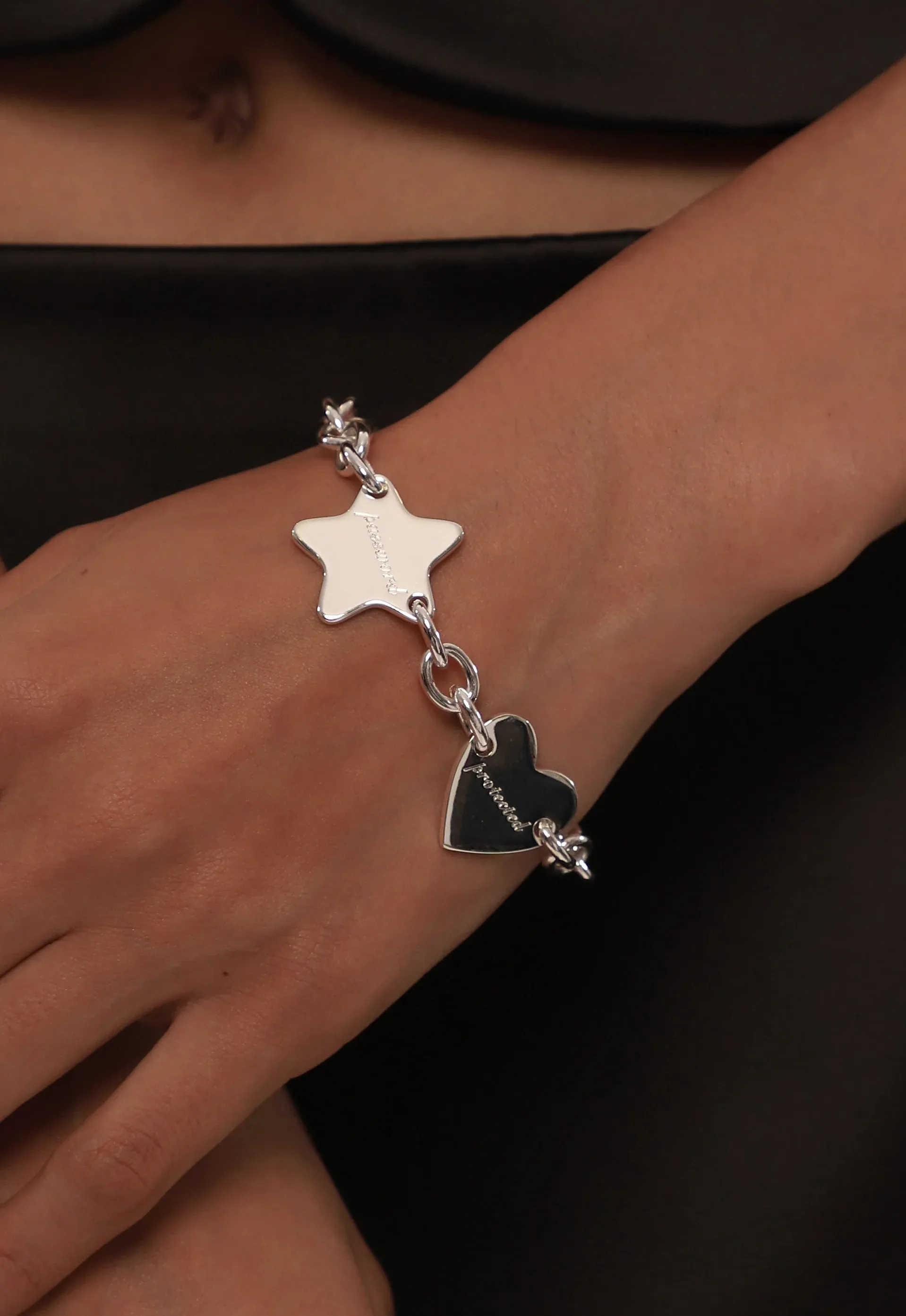 PASSWORD PROTECTED BRACELET - SILVER sold by Ali Golden product image thumbnail 2