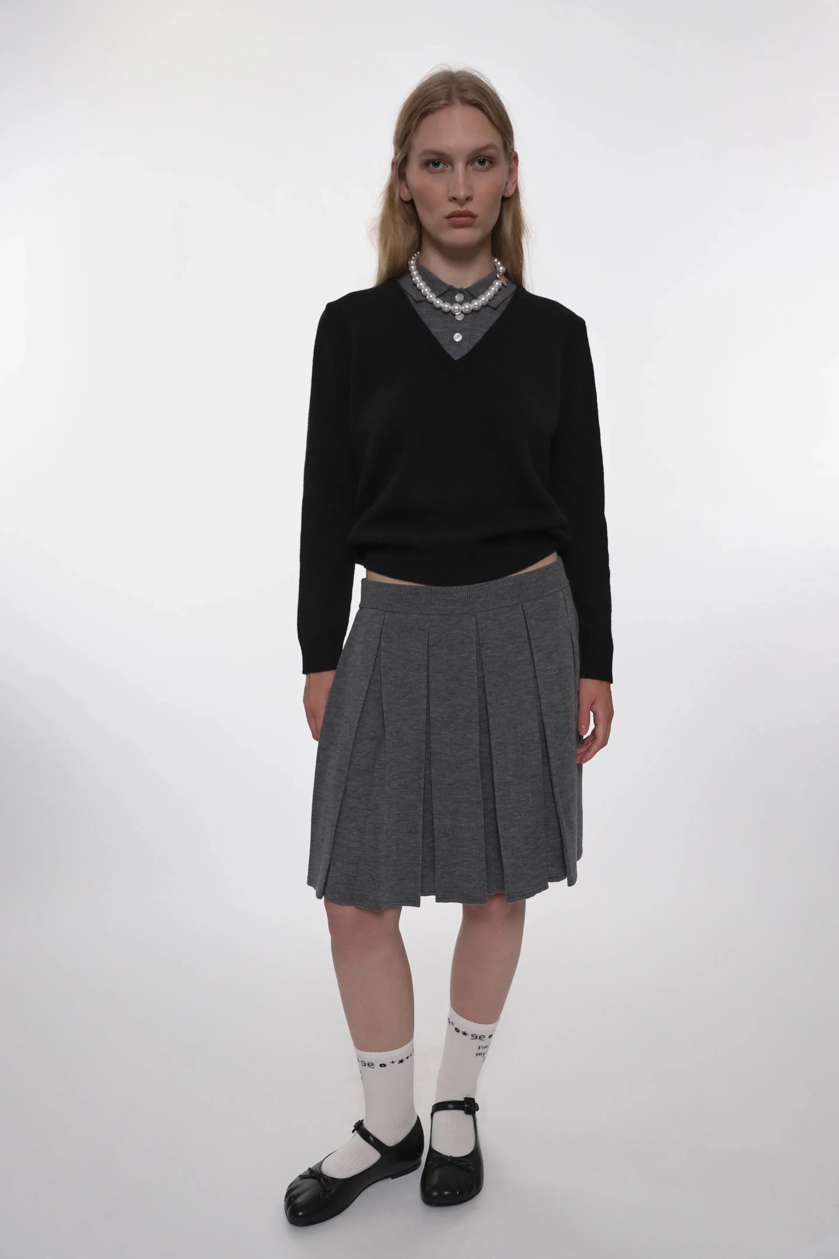 FISHERS SKIRT - GRAY sold by Ali Golden product image thumbnail 2