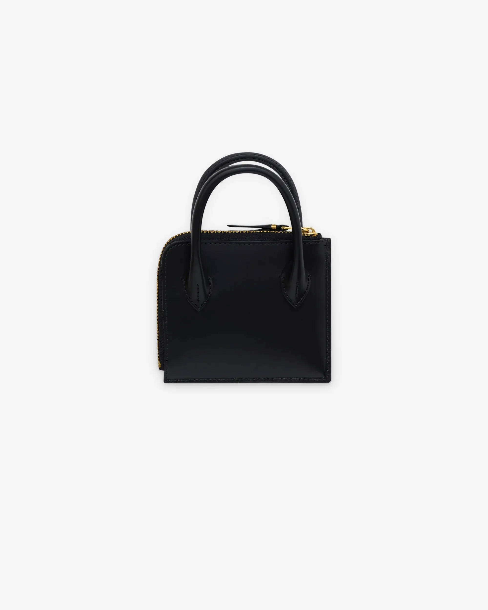 HALF ZIP WALLET - HANDLES - BLACK sold by Ali Golden product image thumbnail 2