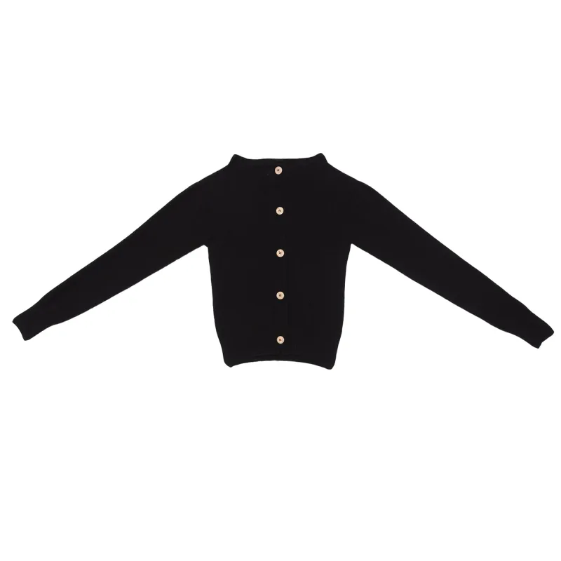 TIER CARDIGAN - BLACK made by Ali Golden