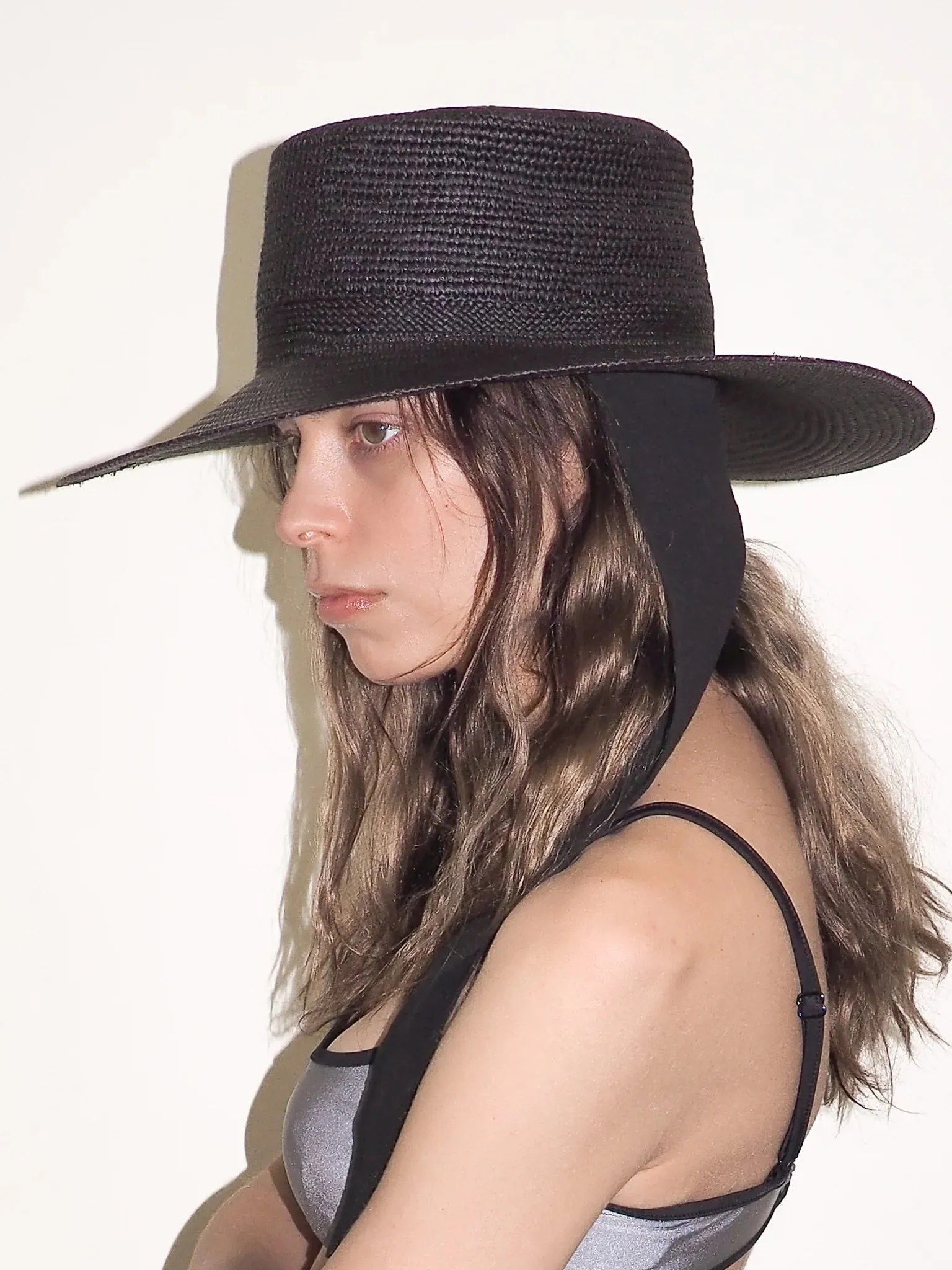 CIELO HAT W/ SHADE - BLACK sold by Ali Golden product image thumbnail 5