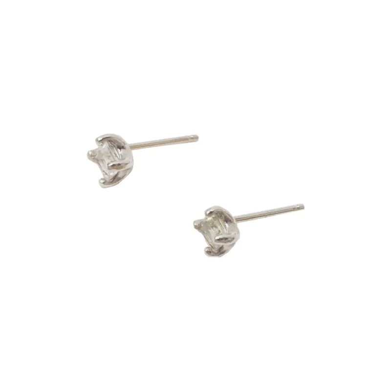 JOSIE STUDS - SEAFOAM AND STERLING SILVER made by Wolf Circus