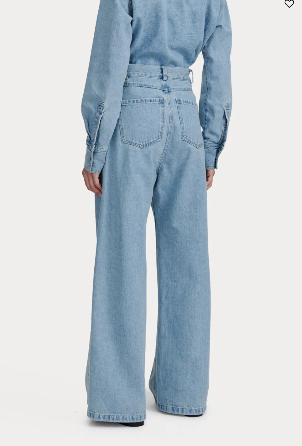 AYO PANT - WASHED MISSION DENIM - CELESTE sold by Ali Golden product image thumbnail 5