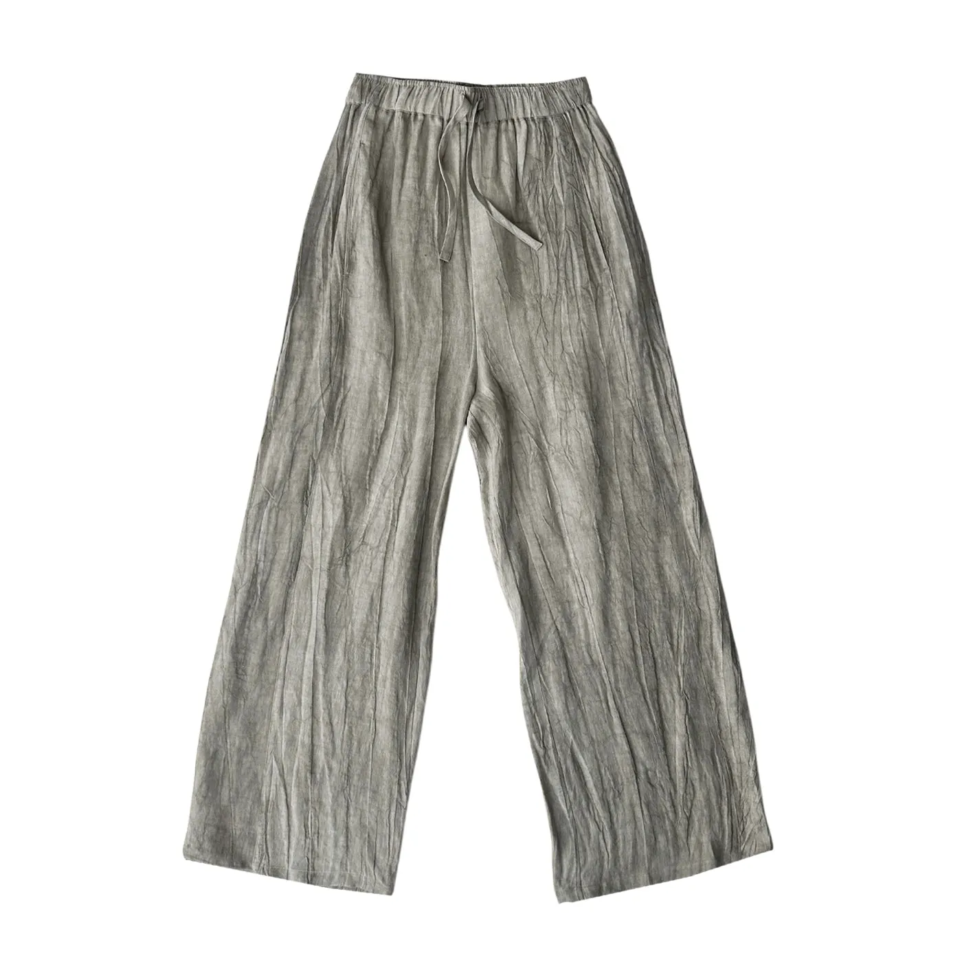 WIDE LEG FLOW PANT - GREY sold by Ali Golden