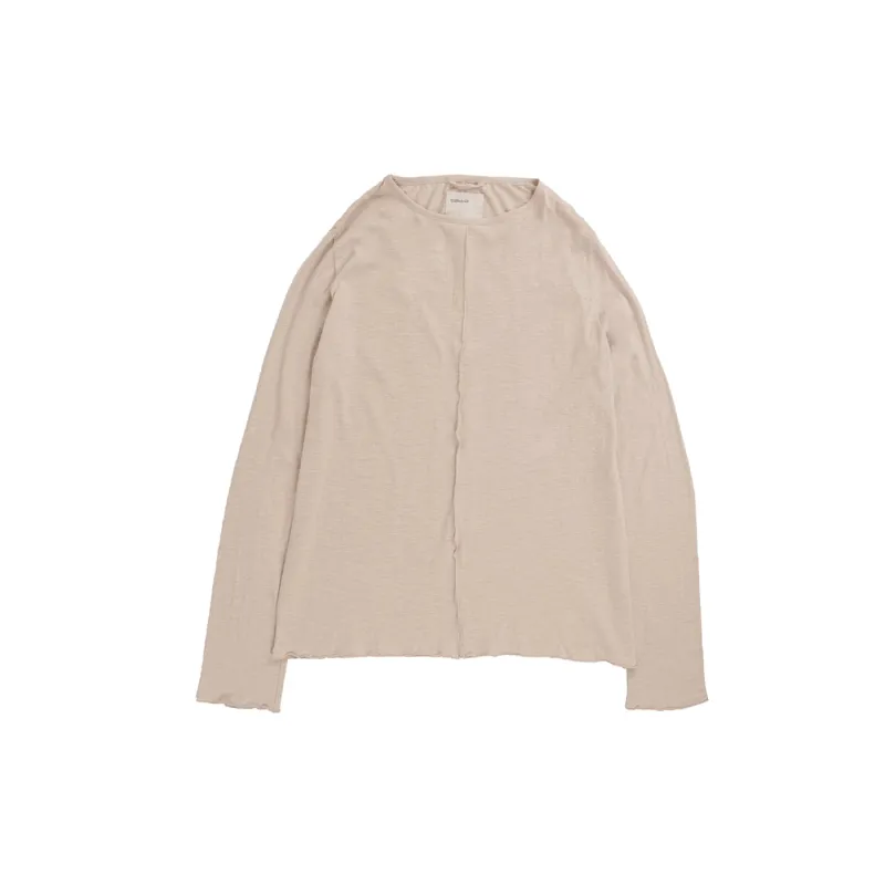 LS SEAM TOP - RAW ECRU made by Satta