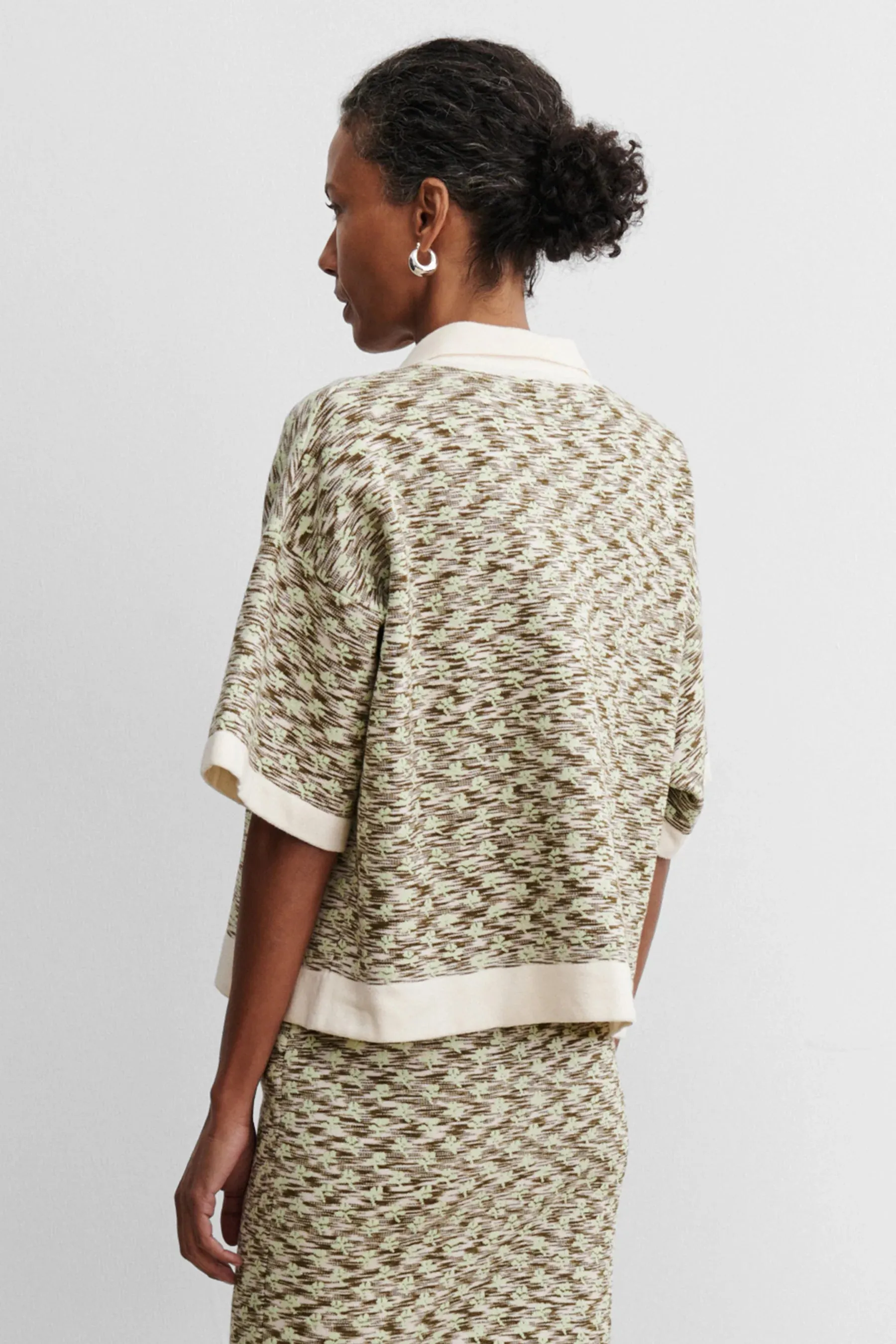 STAUB POLO - SPACE DYE FLORAL sold by Ali Golden product image thumbnail 5