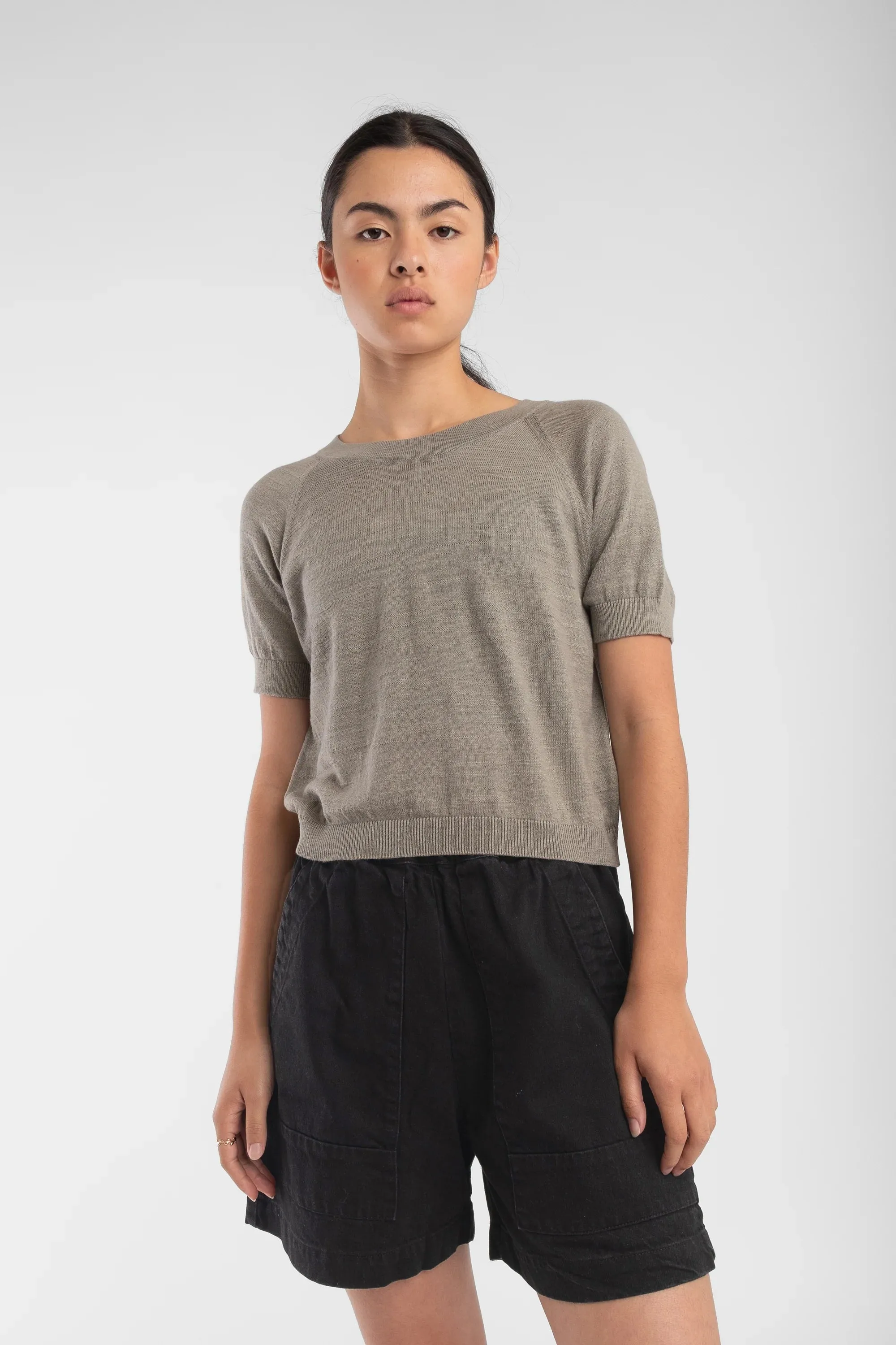 RAGLAN TEE - FOG GREEN sold by Ali Golden product image thumbnail 2