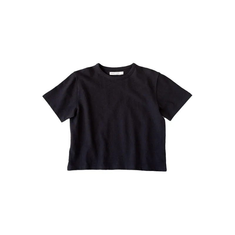 TERRY TEE - FADED BLACK sold by Ali Golden