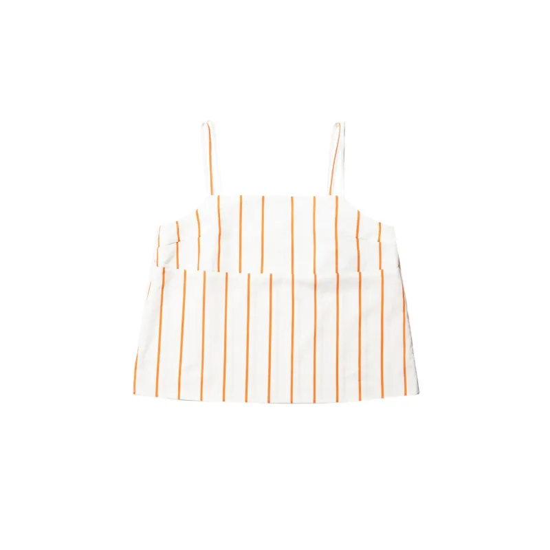 AFTER STRAP TANK - BURNT ORANGE STRIPE sold by Ali Golden
