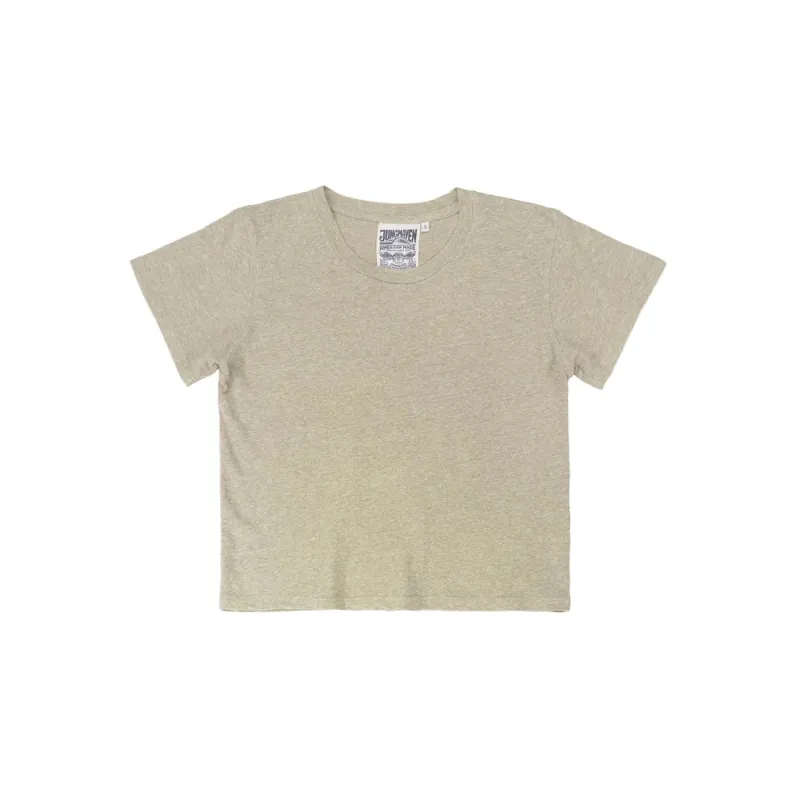 CROPPED LOREL TEE - DESERT KHAKI sold by Ali Golden